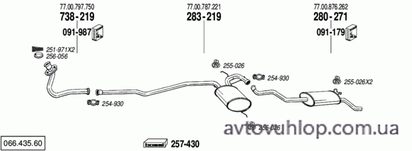 RENAULT R19 (1.9 Chamade Diesel / 05/89-04/92)