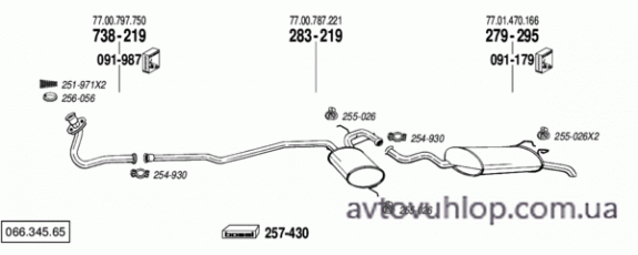 RENAULT R19 (1.9 Chamade Diesel / 05/92-96)