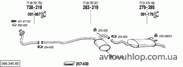 RENAULT R19 (1.9 Chamade Diesel / 05/92-96)