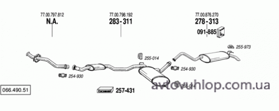RENAULT R21 (1.7 / 05/89-92)
