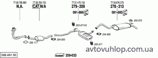 RENAULT R21 (1.7 / 08/88-04/89)