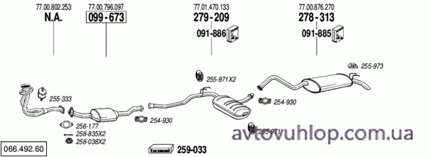 RENAULT R21 (1.7 / 08/88-04/89)