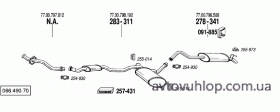 RENAULT R21 (1.7 / 09/89-92)