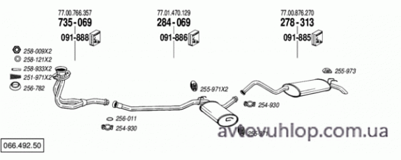 RENAULT R21 (1.7 / 86-04/89)