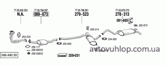 RENAULT R21 (1.7i / 05/89-93)