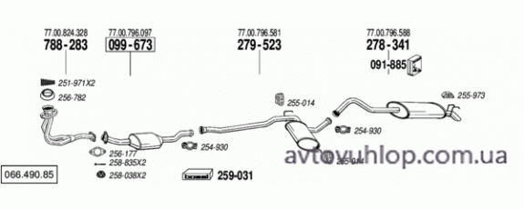 RENAULT R21 (1.7i / 09/89-94)
