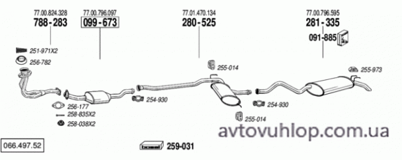 RENAULT R21 (1.7i Nevada / 05/89-95)