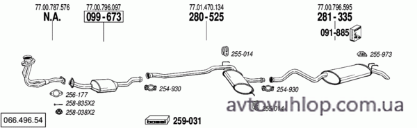RENAULT R21 (1.7 Nevada / 05/89-93)