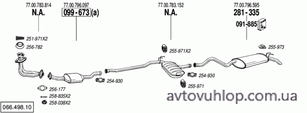 RENAULT R21 (1.7 Nevada / 88-04/89)