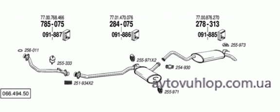 RENAULT R21 (2.1 Diesel / 86-04/89)