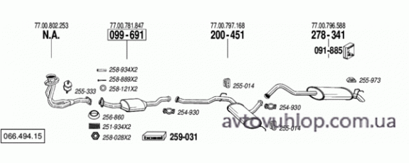 RENAULT R21 (2.2i / 09/89-94)