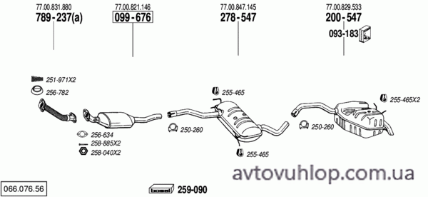 RENAULT Safrane (2.0i -12V / 05/92-09/96)