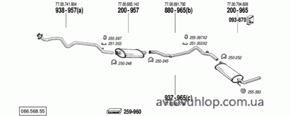 RENAULT Trafic I (2.1 Diesel / 09/86-04/89)