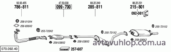 SAAB 9000 (2.0i CS -16V / 89-92)