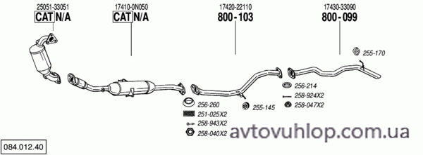 TOYOTA Auris (1.4 Turbo Diesel / 02/07-)