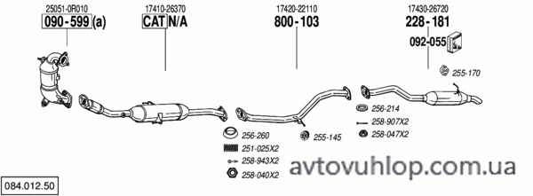 TOYOTA Auris (2.0 Turbo Diesel / 10/06-)