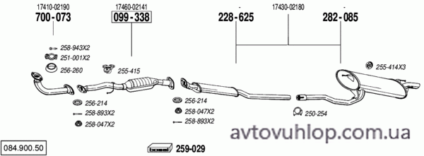TOYOTA Avensis (1.6i -16V / 10/97-05/98)