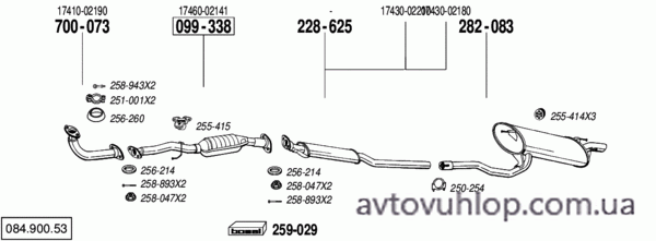 TOYOTA Avensis (1.6i -16V / 10/97-05/98)