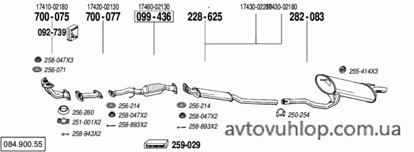 TOYOTA Avensis (1.6i -16V / 10/97-07/00)