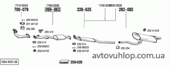 TOYOTA Avensis (1.8i -16V / 10/97-06/00)