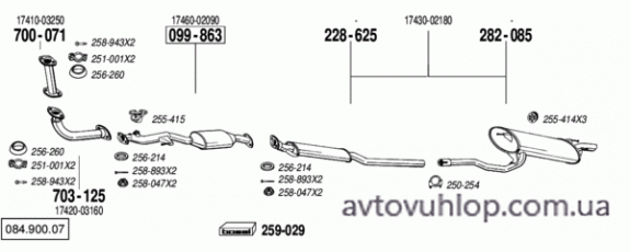 TOYOTA Avensis (2.0i -16V / 10/97-06/00)