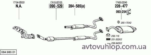 TOYOTA Corolla (1.4i -16V / 09/02-05/04)