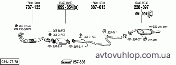 TOYOTA Corolla (1.6 -16V / 05/87-08/89)