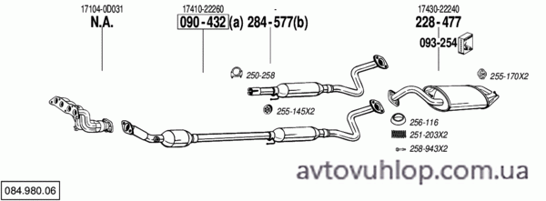 TOYOTA Corolla Verso (1.6i -16V / 09/01-01/04)