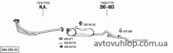 TOYOTA Hi-Ace (2.0 / 01/84-08/89)