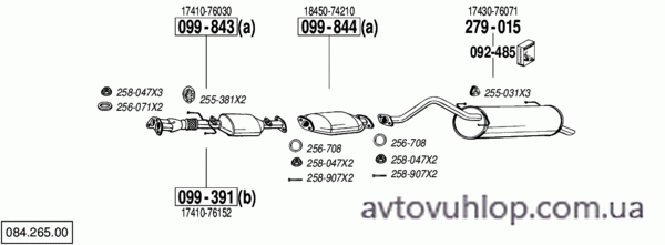 TOYOTA Previa (2.4i -16V / 05/90-04/96)