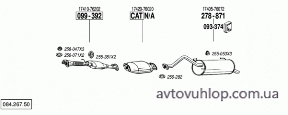 TOYOTA Previa (2.4i -16V / 05/96-12/99)