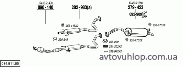 TOYOTA Prius (1.5 Hybrid / 08/03-02/09)