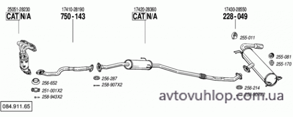 TOYOTA RAV 4 (2.0 -16V 4X4 / 08/03-10/05)