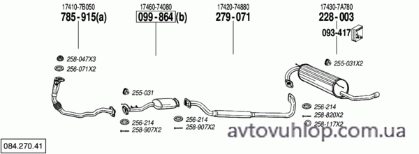 TOYOTA RAV 4 (2.0i (Funcruiser) -16V 4X4 / 04/95-05/00)