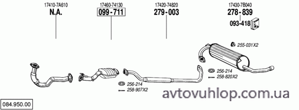 TOYOTA RAV 4 (2.0i (Funcruiser) -16V 4X4 / 12/97-05/00)