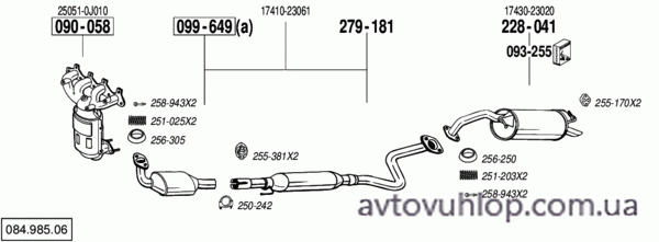 TOYOTA Yaris (1.0i -16V / 01/01-10/05)