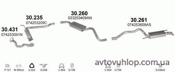 VOLKSWAGEN Transporter IV (2.4 D 10V Syncro / 1996 - 6/2003)