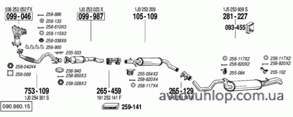 VOLKSWAGEN Golf IV (1.6i -16V / 05/99-04/02)