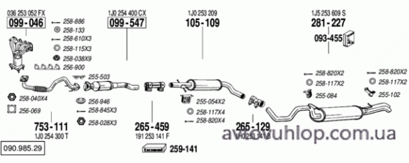 VOLKSWAGEN Golf IV (1.6i -16V / 10/01-07/06)