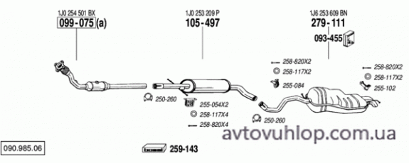 VOLKSWAGEN Golf IV (1.8i GTi Turbo / 09/00-06/04)