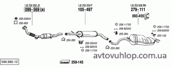 VOLKSWAGEN Golf IV (2.0i / 05/01-06/04)