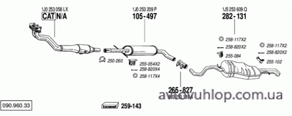 VOLKSWAGEN Golf IV (2.3i GTi / 05/99-04/01)