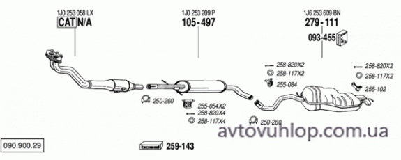 VOLKSWAGEN Golf IV (2.3i GTi VR5 / 10/97-04/01)