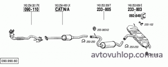 VOLKSWAGEN Golf V (1.4 FSi / 10/03-11/04)