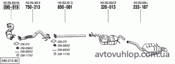 VOLKSWAGEN Golf V (1.4 TSi / 05/07-06/09)
