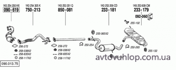 VOLKSWAGEN Golf V (1.4 TSi / 07/07-11/08)