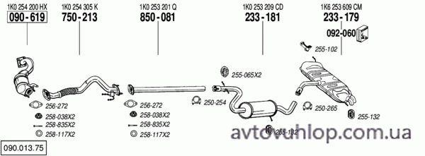 VOLKSWAGEN Golf V (1.4 TSi / 07/07-11/08)