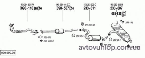 VOLKSWAGEN Golf V (1.6 FSi / 10/03-05/04)