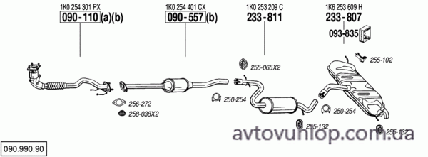 VOLKSWAGEN Golf V (1.6 FSi / 10/03-05/04)
