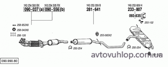 VOLKSWAGEN Golf V (1.6i / 01/04-11/08)